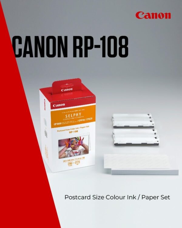 Canon RP-108 Review Discover the Ultimate Ink and Paper Set for SELPHY Printers