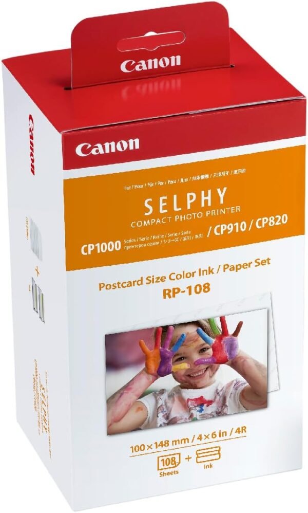 Canon RP-108 Review Discover the Ultimate Ink and Paper Set for SELPHY Printers