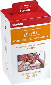 Canon RP-108 Review Discover the Ultimate Ink and Paper Set for SELPHY Printers