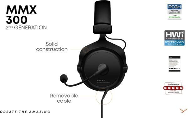 61gmHOpjXpL._AC_SL1500_ Beyerdynamic MMX 300 review Unleashing Premium Sound for Gamers and Audiophiles