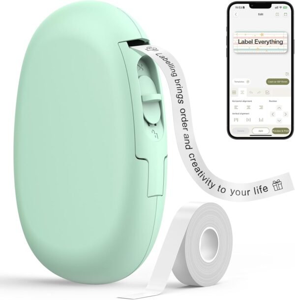 61iKPnq3OuL._AC_SL1500_ Versatile SUPVAN E10 Bluetooth Label Maker Review for Home and Office Organization