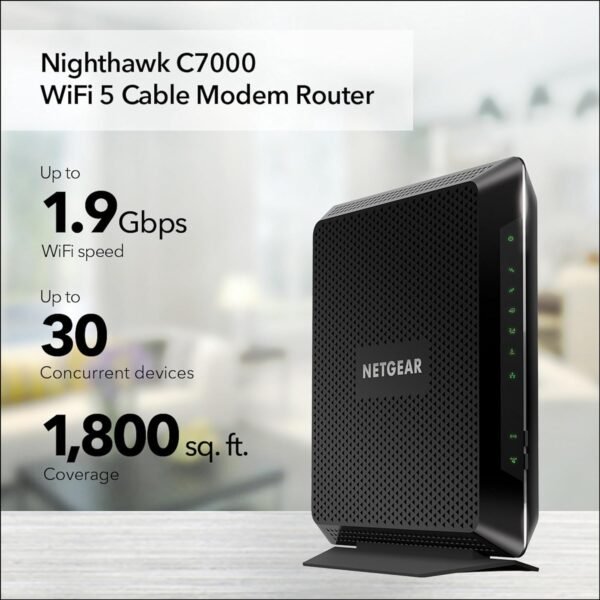 NETGEAR Nighthawk C7000 review reveals exceptional speed and value for cable internet users