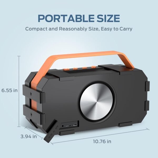 712ZjszX6QL._AC_SL1500_ Powerful BUGANI Bluetooth Speaker Review: Immersive Sound and 24-Hour Playtime!