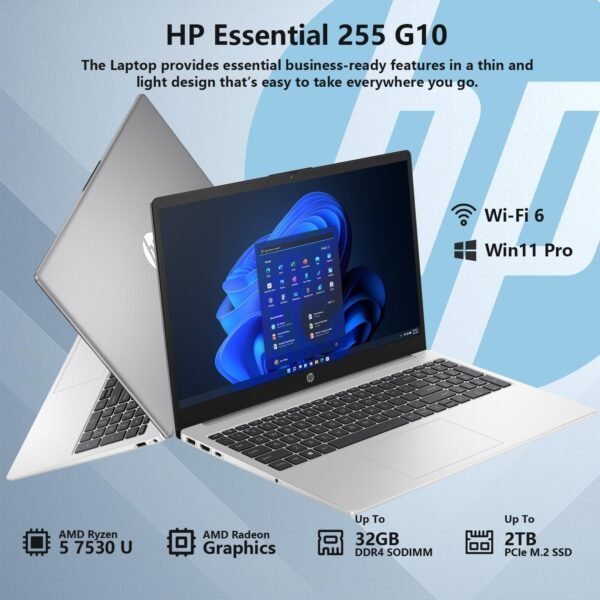Ultimate Review of HP Essential 255 G10 Laptop with Ryzen 5