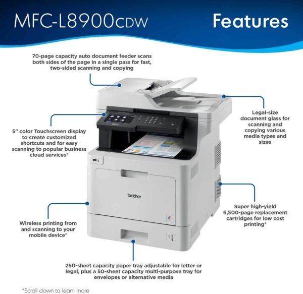 Explore the Brother MFC-L8900CDW Printer Review: Is It Worth Your Investment?