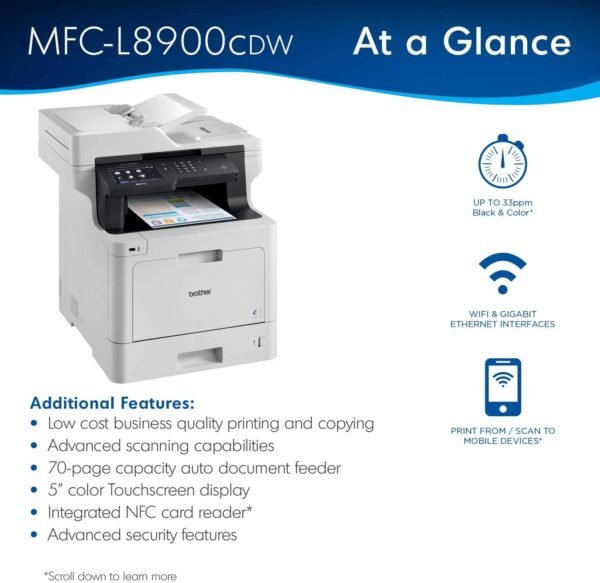 Explore the Brother MFC-L8900CDW Printer Review: Is It Worth Your Investment?
