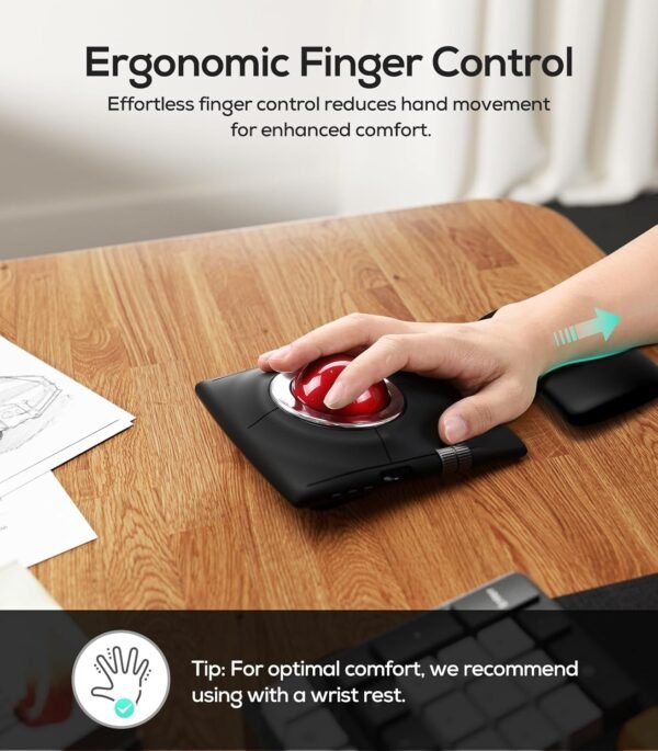 71FcyijYCL._AC_SL1500_ Top Ergonomic Trackball Mouse Nulea M512 Review for Precision Control