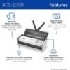 71KnWciznCL._AC_SL1500_ Brother ADS-1300 Review Unveils the Ultimate Compact Desktop Scanner Experience
