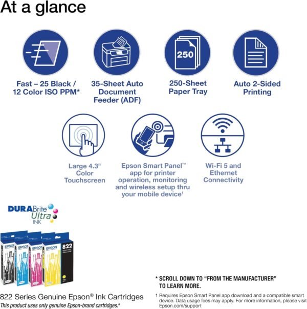 71LEZVxv1ZL._AC_SL1500_ Epson WorkForce Pro WF-4820 Review Unleashes High-Speed Printing Power for Offices