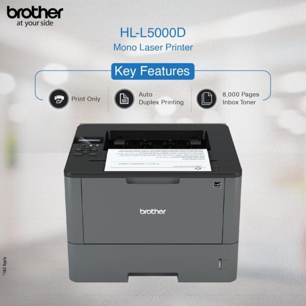 71Mzcdz1bXL._AC_SL1500_ Brother Laser Printer Review Discover the Power of HL-L5000D for Your Office