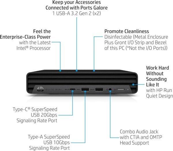 71VQ51dSlOL._AC_SL1500_ HP Elite Mini 800 G9 Review: The Compact Powerhouse for Professionals