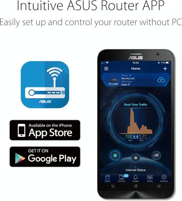 71a6TfhsprL._AC_SL1500_ Ultimate ASUS RT-AX1800S Router Review: Elevate Your WiFi Experience Today!