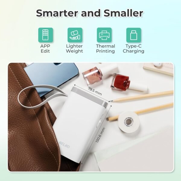 71abW2054L._AC_SL1500_ Compact Nelko Label Maker Review: The Ultimate Bluetooth Printer for Home Organization