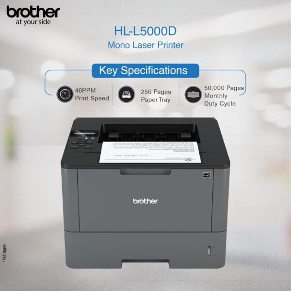 71dUCwNkAL._AC_SL1500_ Brother Laser Printer Review Discover the Power of HL-L5000D for Your Office