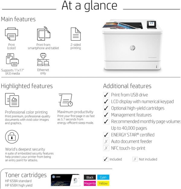 71geAhOxlQL._AC_SL1500_ HP Color Laser Printer M751dn Review Unveils Stunning Quality and Security Features