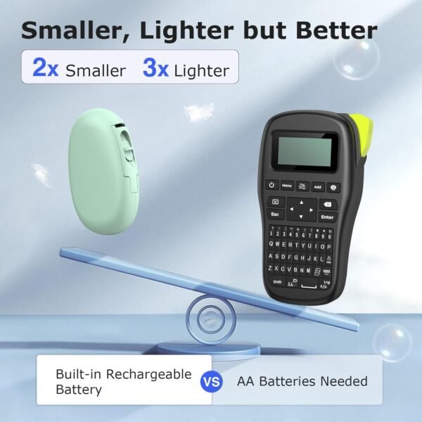 71hAWpMviL._AC_SL1500_ Versatile SUPVAN E10 Bluetooth Label Maker Review for Home and Office Organization