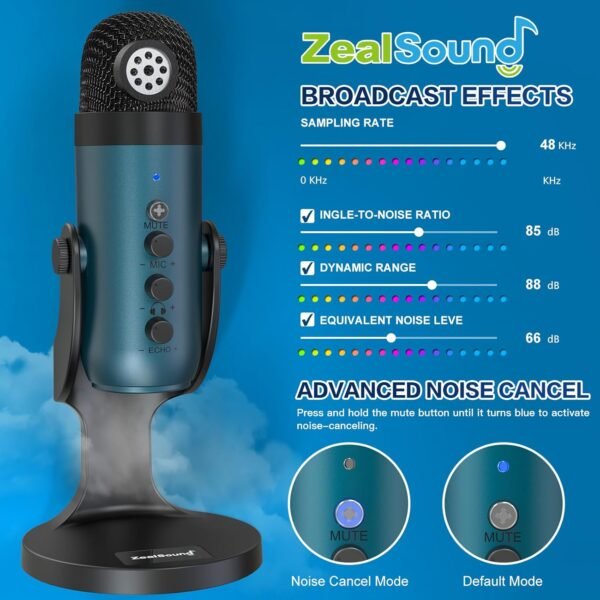 71jTt627NKL._AC_SL1500_ Ultimate Review of ZealSound K66 Gaming Microphone for Crystal-Clear Audio