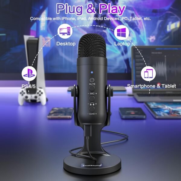 71uEQIQn3FL._AC_SL1500_ ZealSound K66 Gaming Microphone Review Unleashes Superior Audio for Streamers