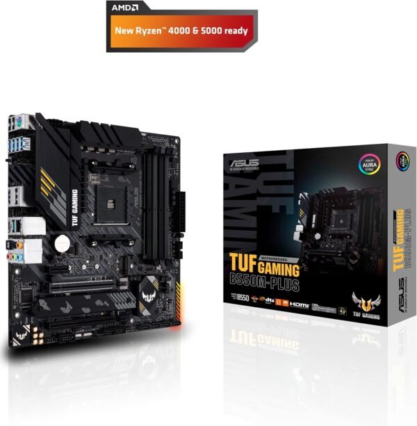 81H582GczcL._AC_SL1500_ ASUS TUF Gaming B550M-PLUS review for unbeatable performance and stability