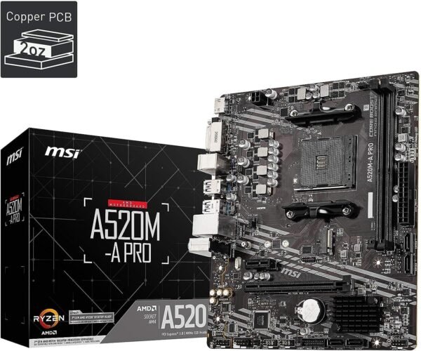 MSI A520M-A PRO Review: A Game-Changer for AMD Ryzen Users
