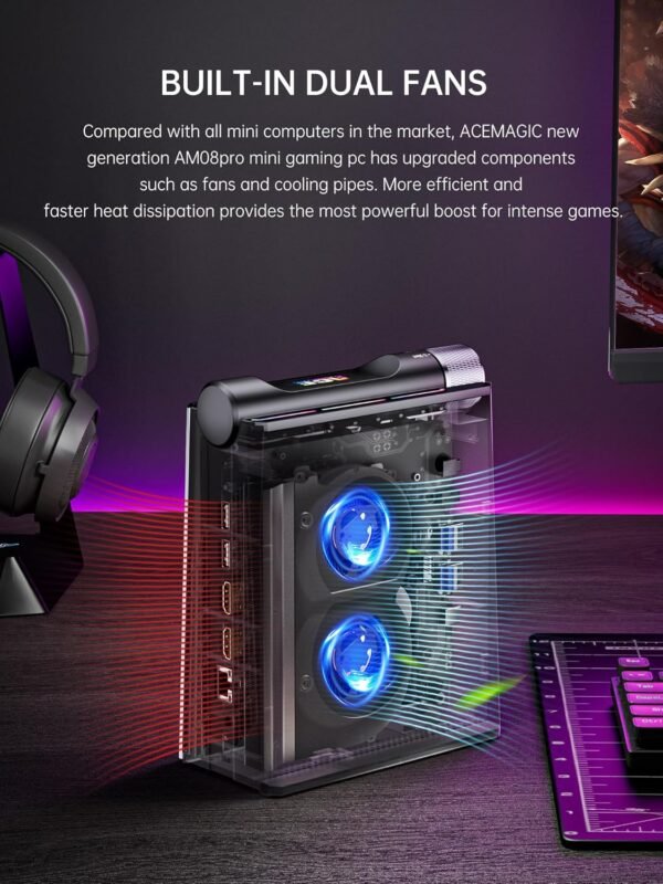 81QcpN5mqKL._AC_SL1500_ Unleash Gaming Power with ACEMAGIC AM08Pro Mini PC Review and Performance Insights