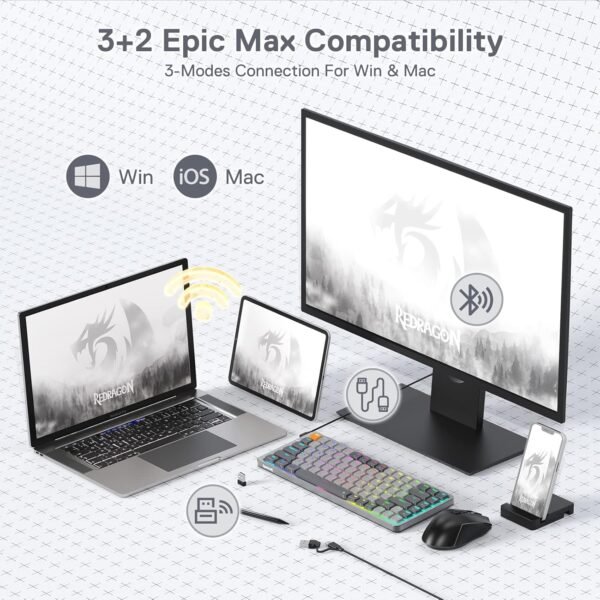 Ultimate Redragon K652 Review: The Best Wireless RGB Mechanical Keyboard Unleashed